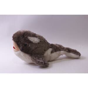 Humpback Whale, Medium Plush, Vintage, Soft Toy, Sea, Ocean, ~ 250826-WH 512